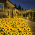 4-Pack 12 Solar Sunflower Garden Decor, LED Flower Stake Lights - Waterproof Long-Lasting Outdoor Solar Patio Decor