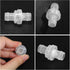 5 Pcs 1/2" Plastic Check Valve, 12mm One Way Non Return Valve for Fuel Gas Air Liquid