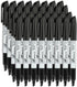 Black Dry Erase Markers, Low-Odor, 108 Count, Chisel Tip for Writing on Whiteboards, School Office Supplies