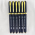 Fengtaiyuan 038P18Prox6 Gel Pens, Black Ink, Ultra Fine 0.38mm, Smooth Writing, 6 Pack