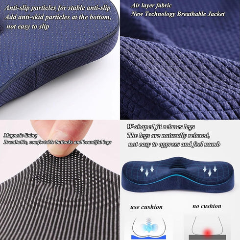 YBLANDRV Hemmoroid 42x33x8cm) Office Chair Seat Cushion, Orthopedic Seat Cushion for Office, Memory Foam Seat Cushions
