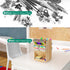 Bamboo Desk Organizer Storage Accessories, Ultra-large 13 Compartments, Easy DIY Assembly, Rotating Desktop Organizer
