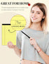 Small Legal Pads, 5x8 Yellow, 10 Pack, College Ruled, 30 Sheets/Pad