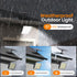3 184 150% 16.4 Solar Lights Outdoor Waterproof, Motion Sensor Outdoor Lights, Modes LED Bright Upgraded Convex Lens Ft