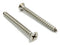 Bolt Dropper Stainless Steel Flat Head Phillips Screws - Pack of 100 #6 x 1-Inch Wood Screws, Durable and Rust-Resistant