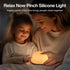 8 Dimming, 1H-Timer, JolyWell Baby Night Light for Nursery, Soft Silicone Tap Control Night Lamp with Color Changing