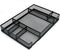 Desk Drawer Organizer Tray, Adjustable 6 Grid Metal Mesh Storage Box for Office, Home, School Supplies, 12.6X9X1.9