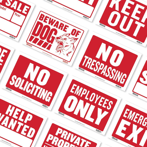 BAZIC Business Hours Sign 12"x16", Open Closed Signage for Business Store Office Door Window