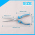 SPEEDWOX Mini Extra Long Needle Nose Pliers for Jewelry Making, Fishing, and Hand Tools