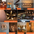 LiteHistory E26 LED Bulb 6W Equivalent, Warm White 2200K, Dimmable AC120V, 400lm, Pack of 6