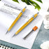Outus 8 Pieces Mechanical Pencil Set, Metal Retractable Automatic Drafting Pencils with Refills for Writing & Drawing