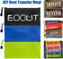 EOOUT 24pcs Pencil Pouch Bulk, Bill Size Zipper Pencil Pouches, Waterproof Pencil Bags for Office Supplies, Kids,