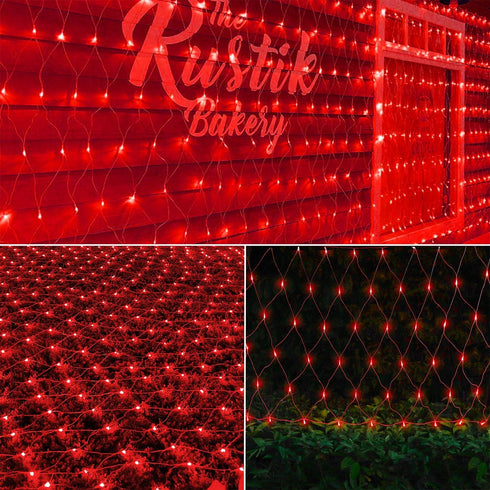 360 12ft 5ft 8 LJLNION Valentines Net Lights, LED x Connectable Mesh Fairy String Lights, Lighting Mode, Low Voltage