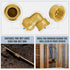 SUNGATOR 3/4" 90 Degree Female Elbow, 3/4 Inch Push x 3/4 Inch FNPT, No Lead Brass Plumbing Fitting, Pack of 2