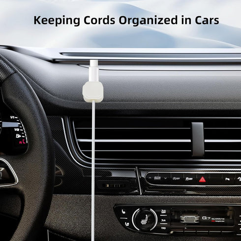 RITPHI 6 Pcs Magnetic Cable Clips, Cable Management, Office Desk Accessories, Cord Organizer, Cable Smooth