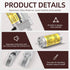12V Linear Actuator - 4" Waterproof High Speed Actuator with 1000N/220lbs Stroke and Reverse Polarity Switch