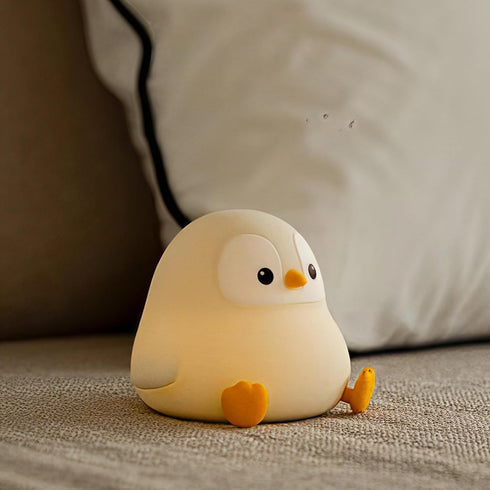 ATSUI Penguin Night Light, LED Squishy Novelty Animal Night Lamp, Food Grade