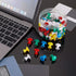 Outus 60 pcs Giant Push Pins - Large Thumb Tacks Jumbo Tacks 1 Inch Plastic Heads for Cork Board, Map, Office