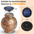 2 2 Pack 3.53inch Replacement Solar Light Parts Mode Warmwhite and RGB Color-Changing ,Solar Lights Replacement Top