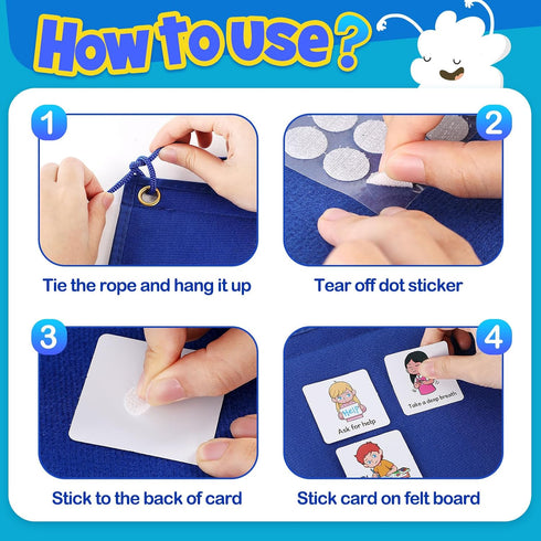Kasfalci Feelings Chart, Social Emotional Learning Activities,Autism Learning Materials, ADHD Tools,Behavior