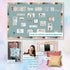Calming Blue Dots Creative Class Fabric - For Classroom Bulletin Boards, Pillows, Curtains, and Crafts