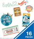 Carson Dellosa Let's Explore 16-Piece Inspirational Bulletin Board Cutouts, Motivational Wall Decor, Travel Theme Classroom Decorations, World Travel Wall Decor, Bulletin Board Set by Carson Dellosa Education