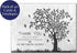 Elcer (40 Pack) Funeral thank you cards with envelopes Celebration of life Floral Tree acknowledgment memorial Sympathy
