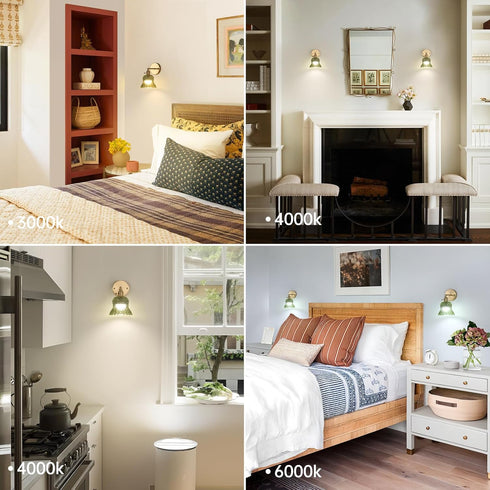 Dimmable Shenmoyl Vintage Battery Operated Wall Sconce, Rechargeable Battery Powered Wall Sconces with Remote Control