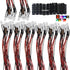 Ltvystore 80Pcs 5MM 5V 8Colors LED Pre Wired Prewired Lamp Light Bulb Prewired