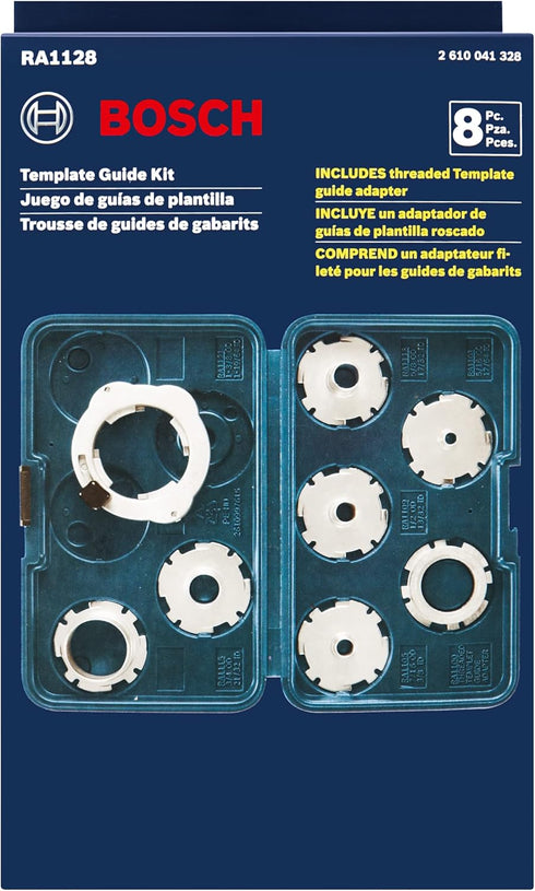 8-Piece Set RA1128 BOSCH Router Template Guide