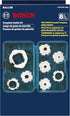 8-Piece Set RA1128 BOSCH Router Template Guide