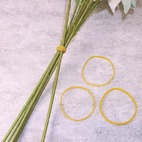 Small Rubber Bands 100PCS, Elastic Stretchy Bands for Cash, Bills, Office Home Supplies, 50mm