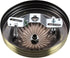 Aspen Creative 21513-21, 5" 7/16" Traditional Chandelier & Light Fixture Canopy Kit w/Collar Loop, Antique Brass