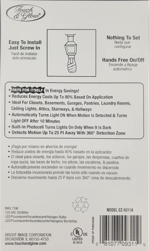 360 Screw-in Motion Sensor EZ-9313