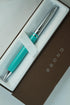 Cross Limited Collection Classic Avitar - Matte Teal Barrel with Polished Chrome Appointments, Luxury Gift Pen
