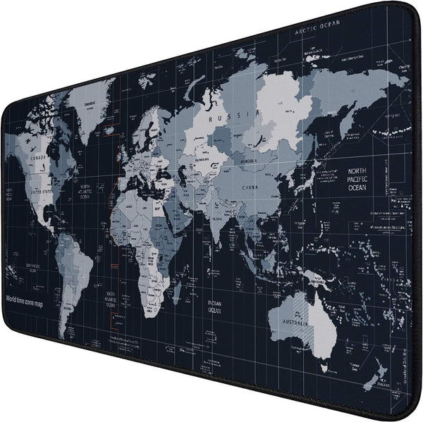 Gaming Mouse Pad, Large Extended Desk Mouse Pad, Non-Slip Spill-Resistant with Special-Textured Surface, Anti-Fray