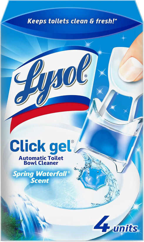 Lysol Click Gel Automatic Toilet Bowl Cleaner, Gel Toilet Bowl Cleaner, for