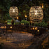 Outdoor Solar Hanging Lantern, Rattan Outdoor Chandelier Solar Chandelier Outdoor Outdoor Chandelier for Gazebo Solar
