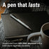 Everyman Grafton Mini Twist Refillable Ball Point Pen, 0.7mm Gunmetal Aluminum Pocket Pen for Office & Travel