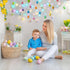300 100 8 Dazzle Bright LED Easter String Lights, FT Colorful Connectable Waterproof String Lights Clear Wire