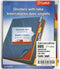 Cardinal 84019 Poly Index Dividers, Letter, Multicolor, 8-Tabs/Set, 4 Sets/Pack
