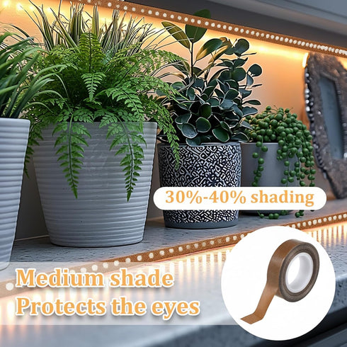 Tucnoeu 2pcs Dimming 0.59 32.8 Dimming Light Tapes, in X Ft Led Light Strip Masking Tape, Led Diffuser Tape Light
