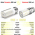 ALIDE 4 Pack E26 100W Replacement LED Candelabra Corn Bulbs, 6000K Bright Daylight White, 1200LM for Ceiling Fan