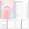 Wellness Journal & Self Care Planner - 90 Day Health, Fitness, Gratitude, Mindfulness, Wellbeing, Diet & Food Tracker -