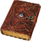 Hocus Pocus Book of Spells, Leather Journal Writing Book, 7x5 Inch, Brown, Best Hocus Pocus Gifts for Men and Women