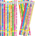 Fancy Land 50PCS Inspirational Wooden Pencils with Eraser, Motivational Sayings for Classroom