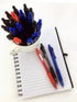 Zebra Pen Z-Grip Retractable Ballpoint Pen, Medium Point 1.0mm, Assorted Colors, Pack of 5