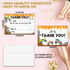 Chuxvon (20 20 -04 Kids Thank You Cards Fill in the Blank, Truck Thank You Cards, Jam Greeting Cards, Thank You Notes