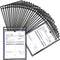 56 Pack Job Ticket Holders Reusable Dry Erase Pockets Plastic 10 x