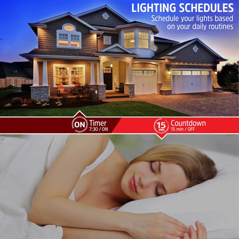 A19 Bulb Energizer Connect Smart LED Warm White Light with Voice Control and Remote Access Through Your Smartphone |